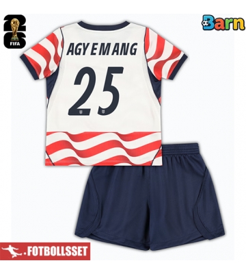 Förenta stater Patrick Agyemang #25 Hemmatröja Barn VM 2026 Kortärmad (+ Korta byxor)
